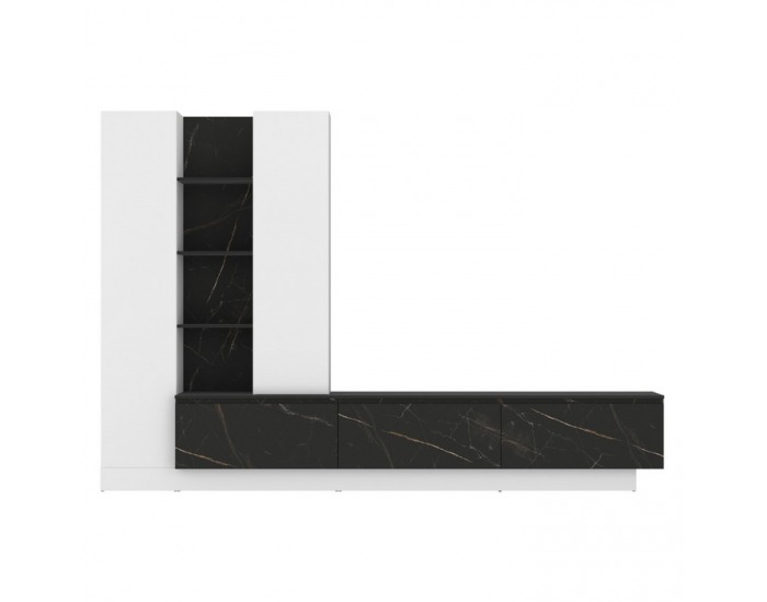 Obývacia stena Modeta - biela alpská / san sebastian