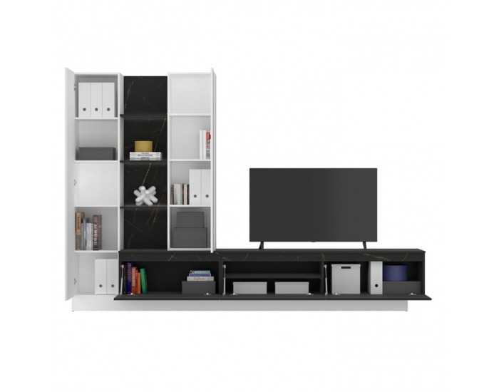 Obývacia stena Modeta - biela alpská / san sebastian