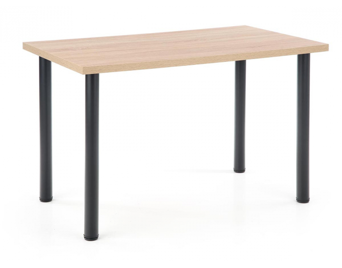Jedálenský stôl Modex 2 120 - dub sonoma / čierna