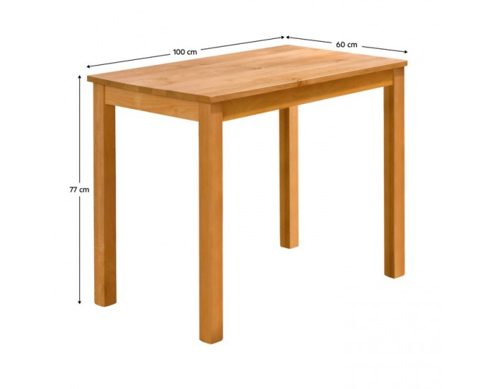 Jedálenský stôl Monan VI - jelša