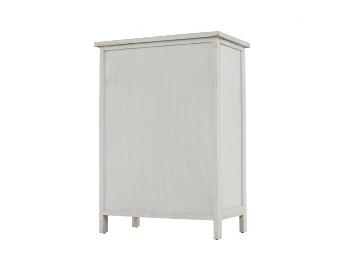 Jednodverová komoda so zásuvkami Monet 1 New - biela / kombinácia farieb