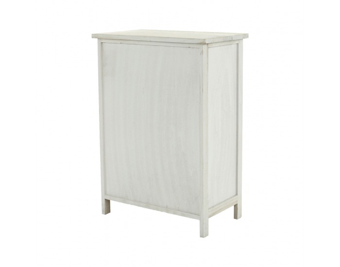 Jednodverová komoda so zásuvkami Monet 1 New - biela / kombinácia farieb