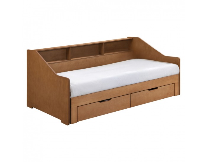 Rozkladacia posteľ s úložným priestorom Moneta - dub