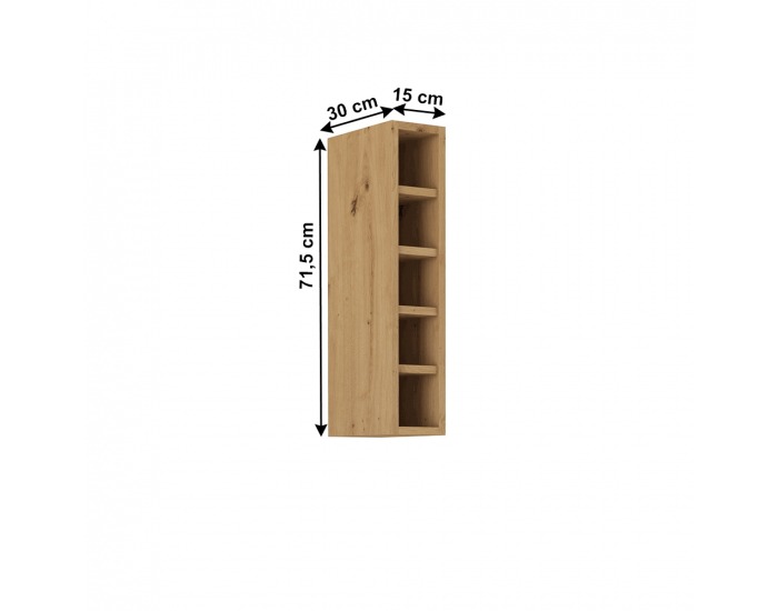 Horná kuchynská skrinka Monro 15 G-72 OTW - dub artisan