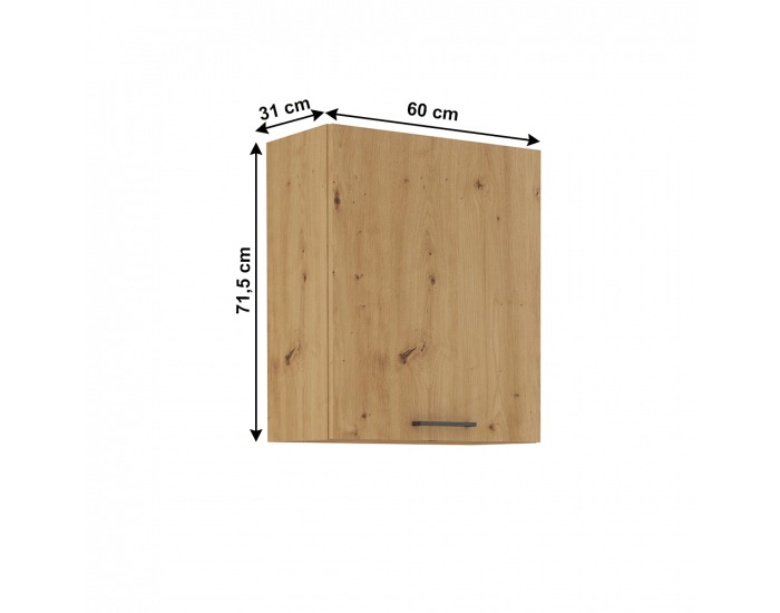 Horná kuchynská skrinka Monro 60 G-72 1F - dub artisan