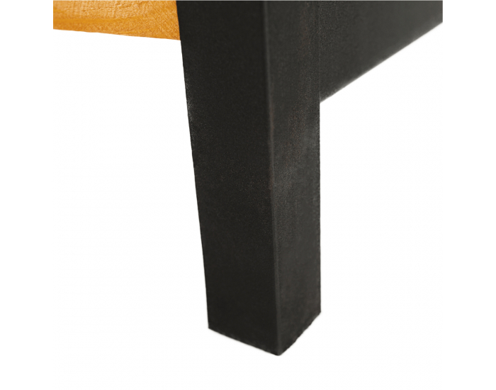 Vyvýšený záhon s policou Monto Typ 1 - prírodná / čierna