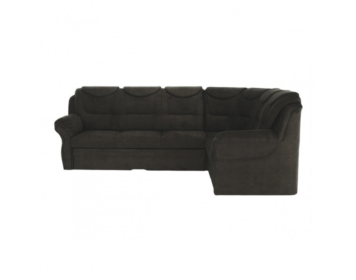 Rohová sedačka s rozkladom a úložným priestorom Morag P - hnedá