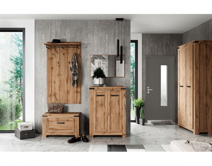 Zrkadlo na stenu Moratiz 80 - dub wotan