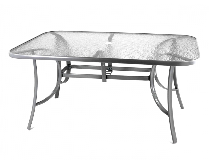 Záhradný stôl Mosler - tmavosivá