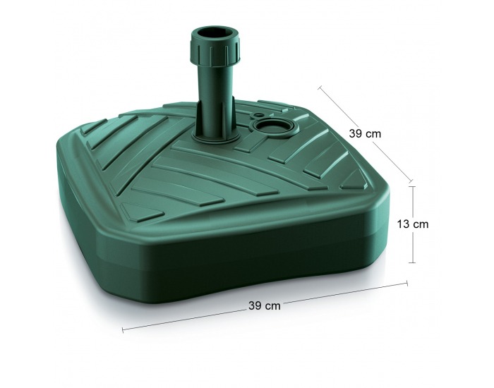 Podstavec pod slnečník MPKD 12 l - tmavozelená