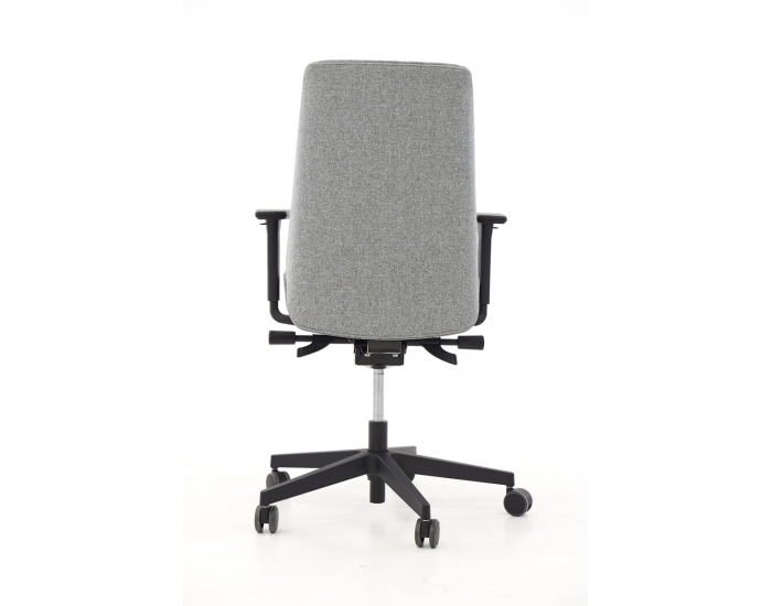 Kancelárska stolička s podrúčkami Munos B - sivá / čierna