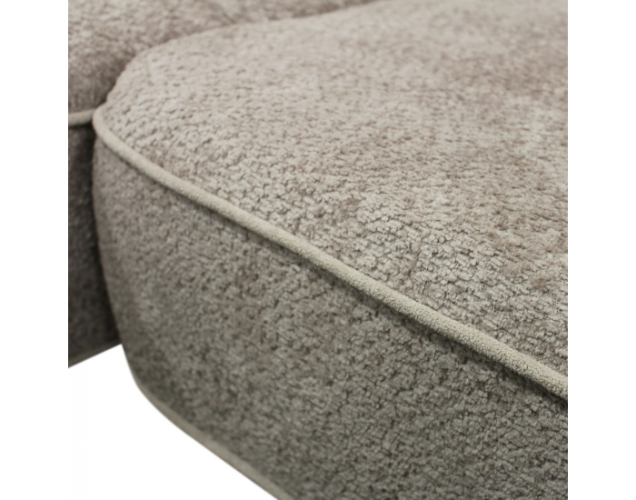 Rohová sedačka s rozkladom a úložným priestorom Muriel Roh L - sivobéžová (taupe)