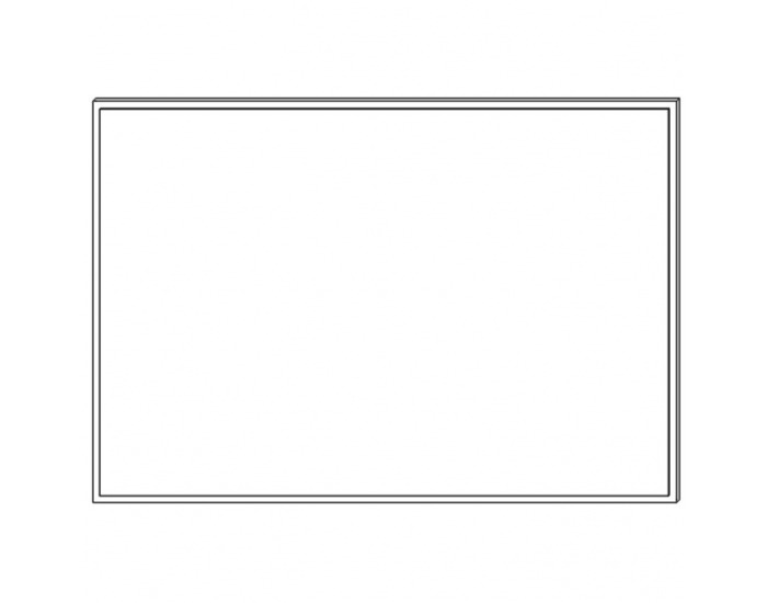 Zrkadlo na stenu Bristol M - dub wellington