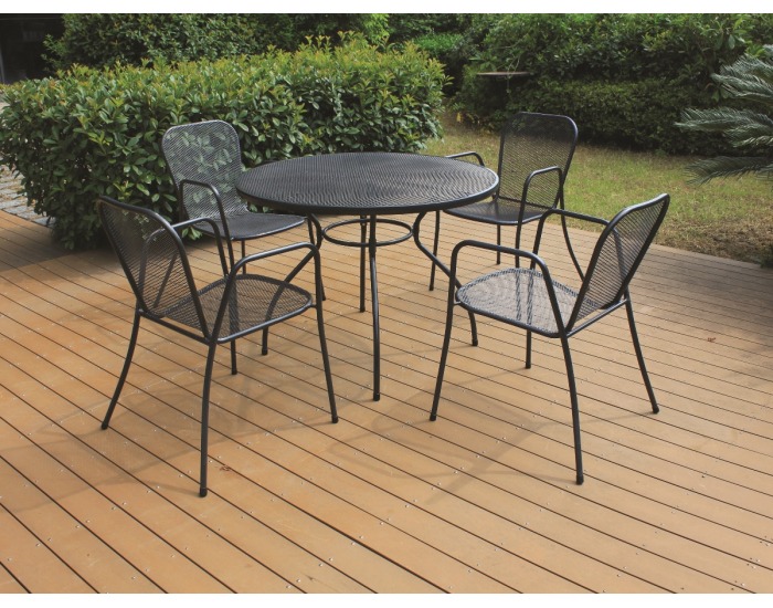 Záhradný set Espresso 1+4 - sivá