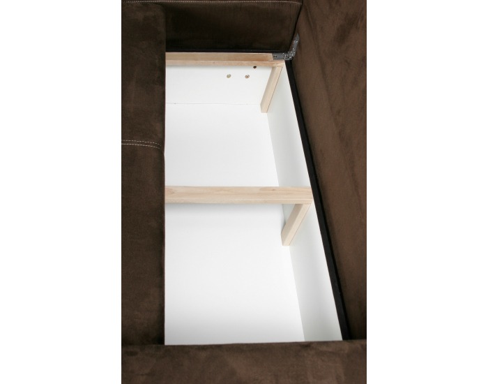 Rohová sedačka s rozkladom a úložným priestorom Fantasy L/P - alcantra 28-19