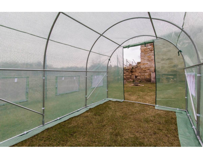 Záhradný fóliovník Greenhouse 400x250x200 cm - zelená