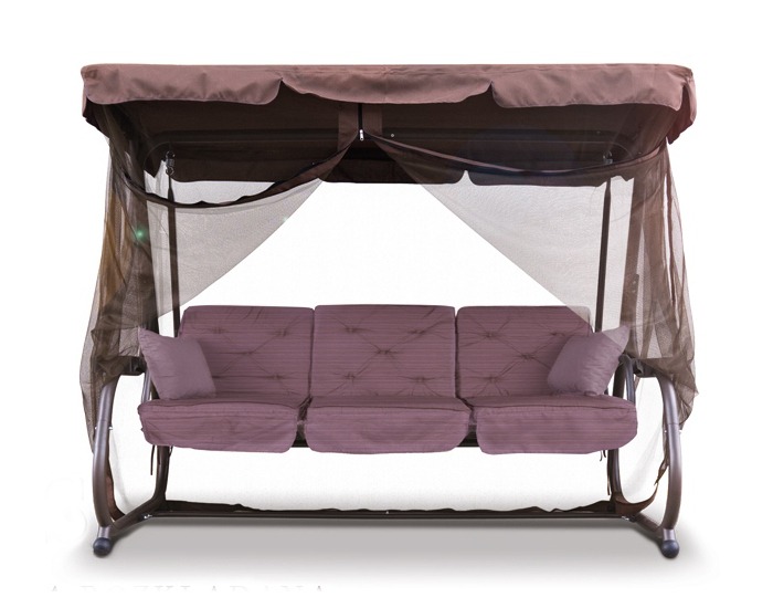 Záhradná hojdačka Ines - hnedá