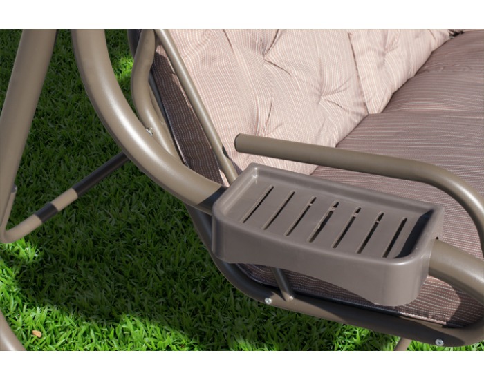 Záhradná hojdačka Ines - hnedá