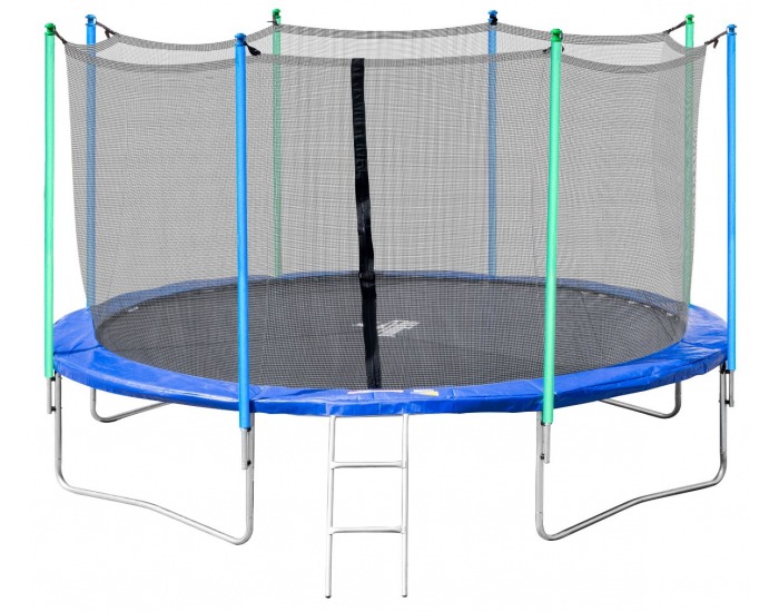 Trampolína Jumper 366 cm - čierna / modrá