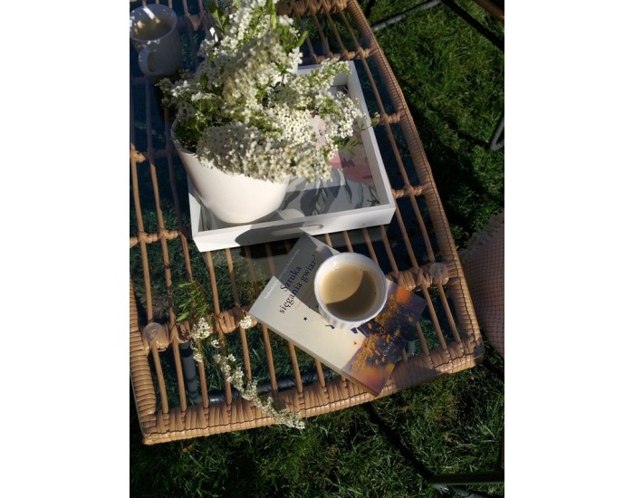 Záhradný nábytok z umelého ratanu Livorno - sivá / béžová