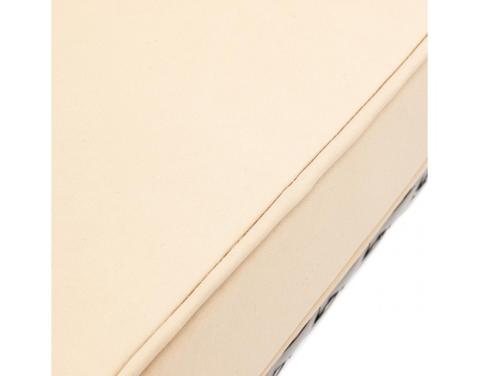 Záhradný set z umelého ratanu Nocera - sivá / krémová