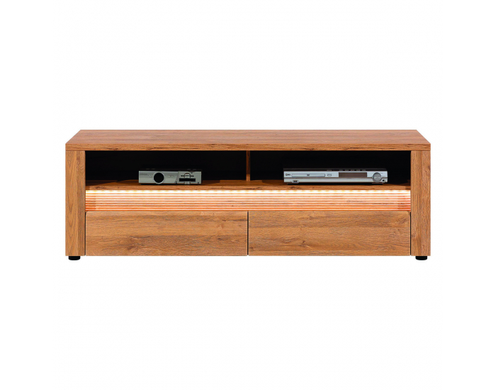 TV stolík s osvetlením Stall TV-E - dub grand