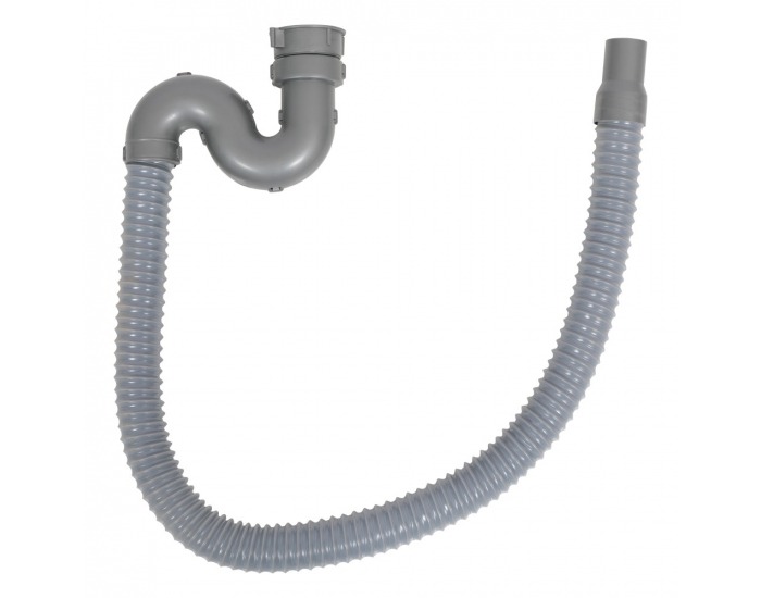 Nerezový kuchynský drez so sifónom Namik 68x44 - strieborná