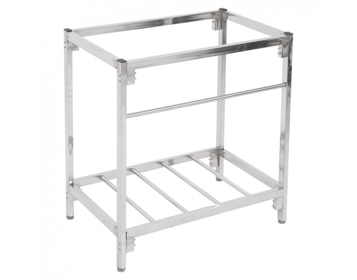 Nerezový kuchynský drez so sifónom Namik 68x44 - strieborná