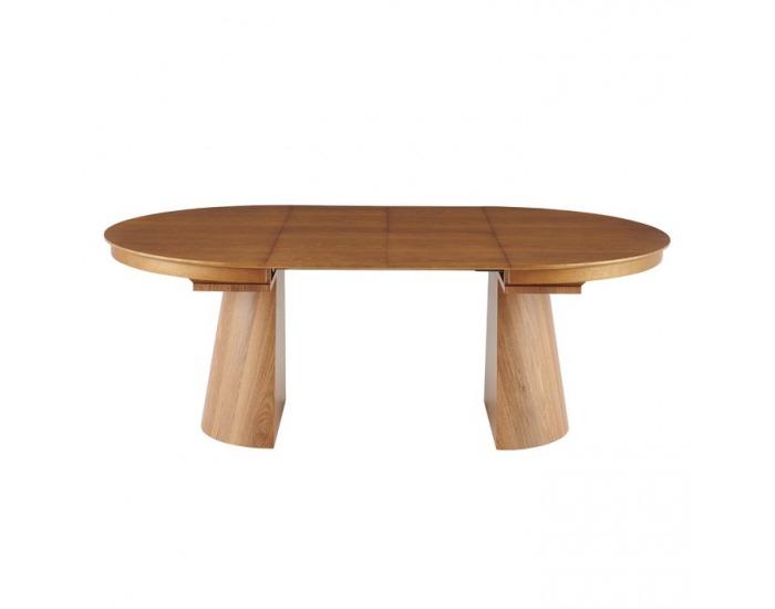 Rozkladací jedálenský stôl Nanet 115/150/185 - dub