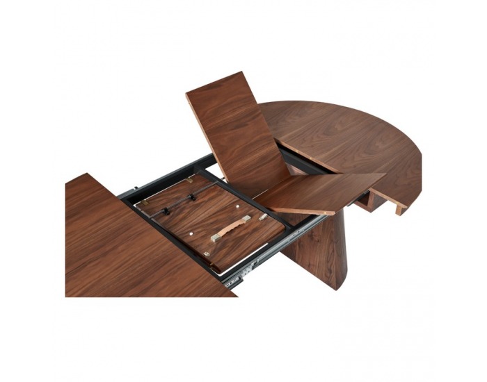 Rozkladací jedálenský stôl Nanet 115/150/185 - orech