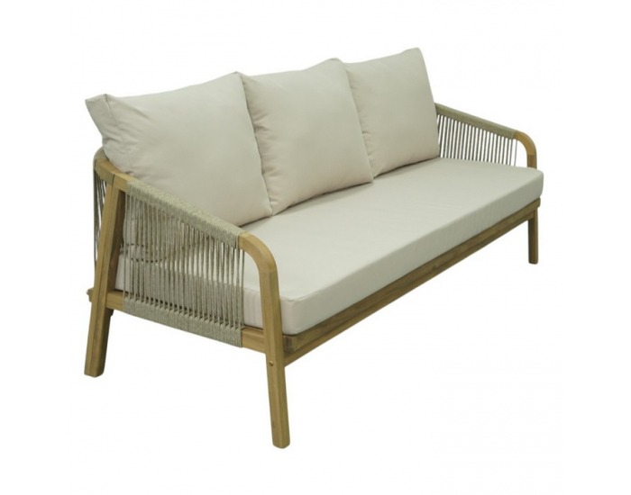 Záhradný set Narsi - béžová / prírodná