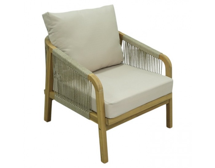 Záhradný set Narsi - béžová / prírodná