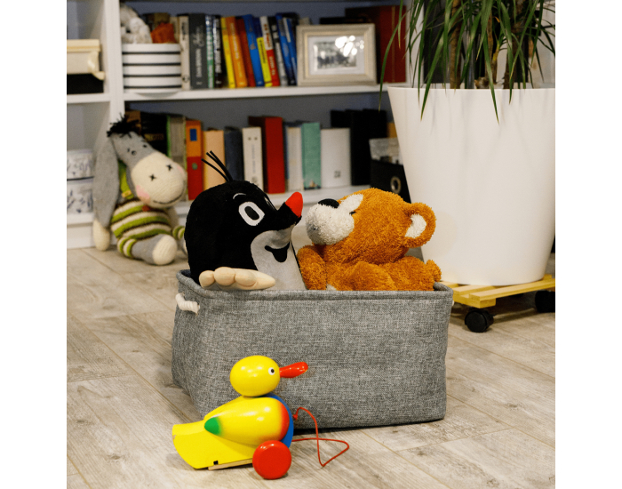 Látkové košíky (2 ks) Naxe - sivá