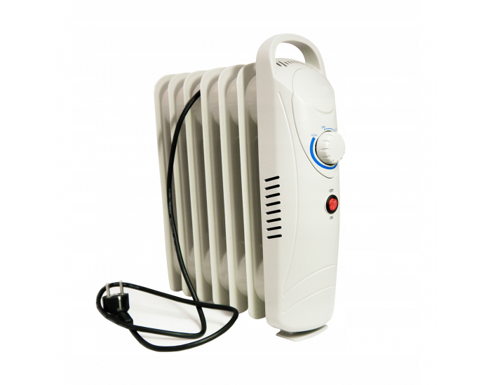Elektrický olejový radiátor NB-1200 700 W - biela
