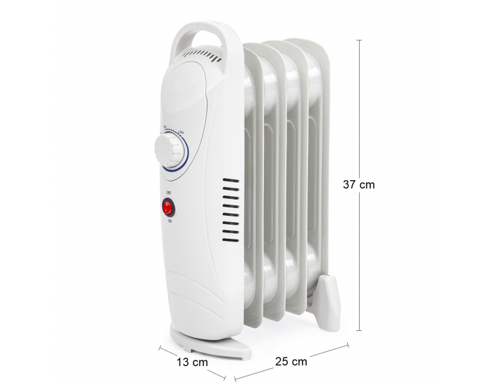 Elektrický olejový radiátor NB-1210 500 W - biela