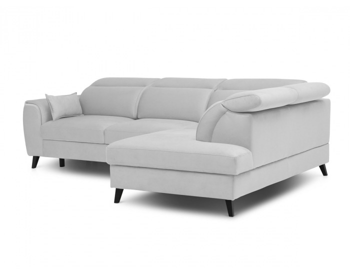 Rohová sedačka s rozkladom a úložným priestorom Nebia L - tmavomodrá