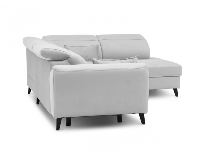 Rohová sedačka s rozkladom a úložným priestorom Nebia L - tmavozelená