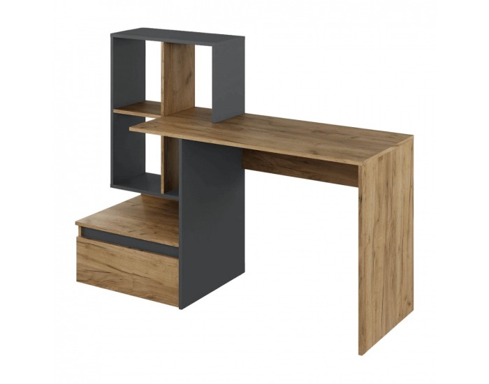 Písací stôl Nereo 2 New - dub artisan / grafit