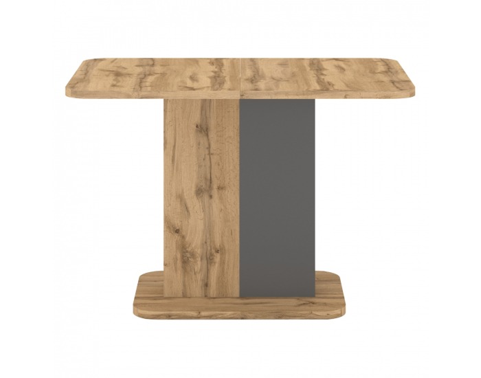 Rozkladací jedálenský stôl Netox 110/145 - dub wotan / antracit