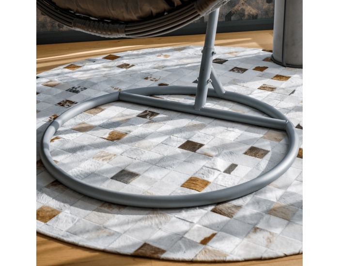 Závesné hojdacie kreslo Nexus - sivá