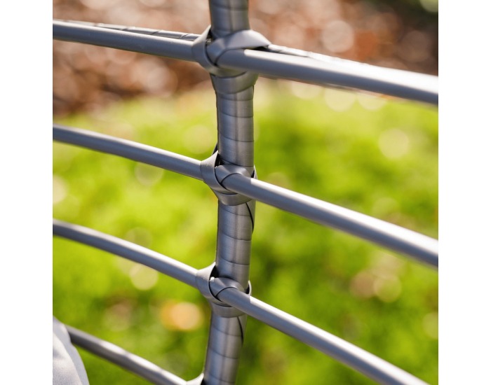 Závesné hojdacie kreslo Nexus - sivá