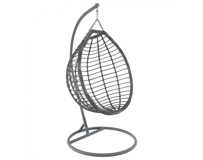 Závesné hojdacie kreslo Nexus - sivá