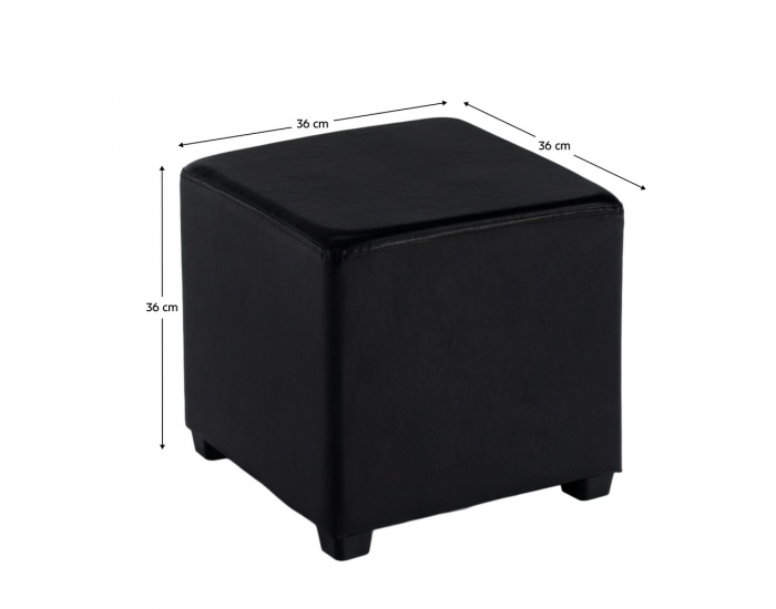 Taburetka Niki New - čierna