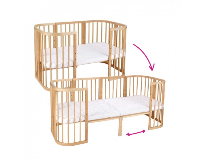 Rozšírenie k rastúcej postieľke 7v1 Niko / Lili - prírodná