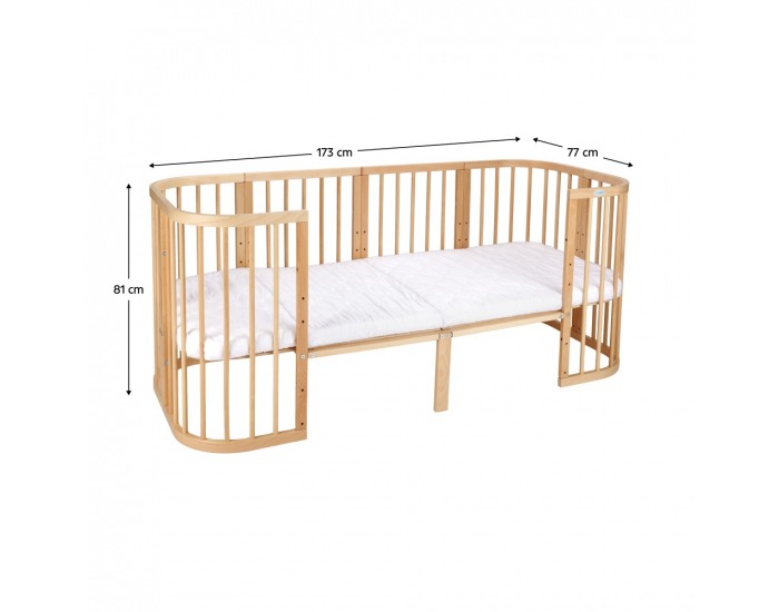 Rozšírenie k rastúcej postieľke 7v1 Niko / Lili - prírodná