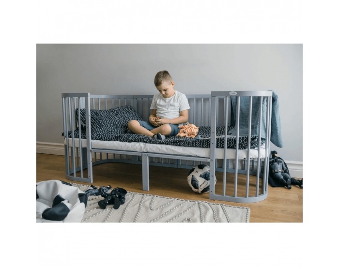 Rozšírenie k rastúcej postieľke 7v1 Niko / Lili - svetlosivá