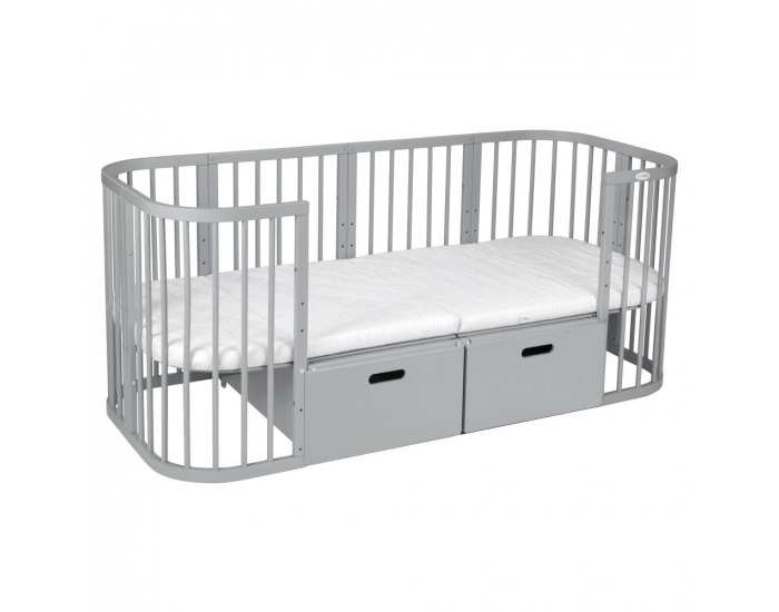 Rozšírenie k rastúcej postieľke 7v1 Niko / Lili - svetlosivá