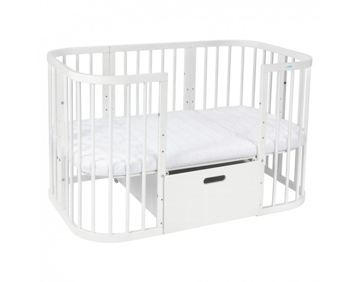 Úložný priestor k rastúcej postieľke 7v1 Niko / Lili - biela