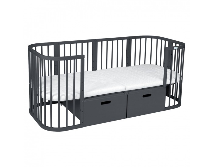 Úložný priestor k rastúcej postieľke 7v1 Niko / Lili - grafit