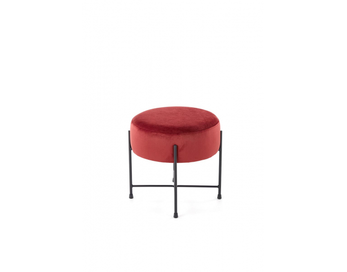 Taburetka Niva - bordová / čierna